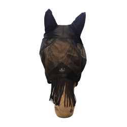 Klassiek anti-vliegenmasker met oren & neuskralen Kentucky Zwart Klassiek anti-vliegenmasker met oren & neuskralen Kentucky Zwart