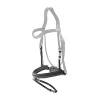 Gevlochten gecombineerde neusriem met Pull pack Dy'on New English Collection Zwart Gevlochten gecombineerde neusriem met Pull pack Dy'on New English Collection Zwart