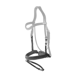 Muserolle combinée tréssée avec Pull pack Dy'on New English Collection Noir