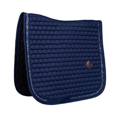 Zadeldek Glitter Band Dressuur Kentucky Marine Marineblauw Zadeldek Glitter Band Dressuur Kentucky Marine Marineblauw