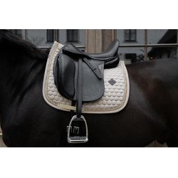 Tapis de Selle Glitter Band Dressage Kentucky Beige