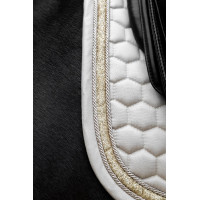 Tapis de Selle Glitter Band Dressage Kentucky Beige