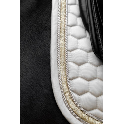 Tapis de Selle Glitter Band Dressage Kentucky Beige