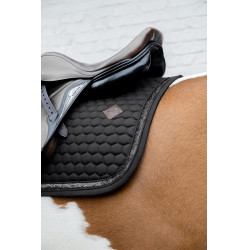 Tapis de Selle Glitter Band Jumping Kentucky Noir