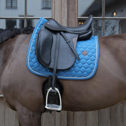 Zadeldekje Kentucky Melange Dressuur Marine Marineblauw Zadeldekje Kentucky Melange Dressuur Marine Marineblauw