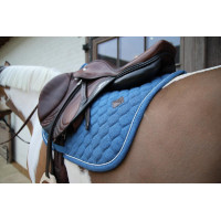 Zadelpad Kentucky Melange Jumping Marine Marineblauw Zadelpad Kentucky Melange Jumping Marine Marineblauw
