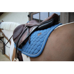 Zadelpad Kentucky Melange Jumping Marine Marineblauw
