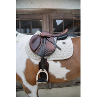 Zadelpad Kentucky Melange Jumping Marine Marineblauw Zadelpad Kentucky Melange Jumping Marine Marineblauw