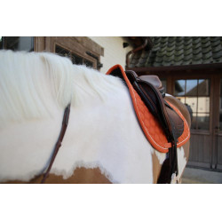 Tapis de Selle Kentucky Melange Jumping Orange