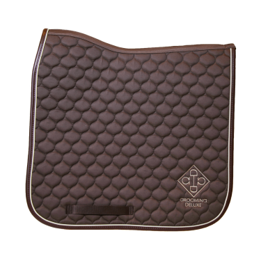 Tapis grooming deluxe dressage Kentucky Marron