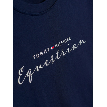 T-shirt graphique Tommy Hilfiger Equestrian Brooflyn manches courtes femme T-shirt graphique Tommy Hilfiger Equestrian Brooflyn manches courtes femme