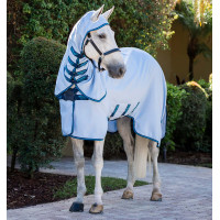 Couverture anti-dermite Horseware Amigo Ripstop Bleu azure /Marine / bleu électrique