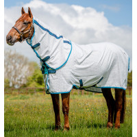 Couverture anti-mouches Horseware Amigo Summer Plus Carreaux marine / bleu électrique / marine Couverture anti-mouches Horseware Amigo Summer Plus Carreaux marine / bleu électrique / marine