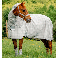 Couverture anti-mouches Horseware Newmarket Plus Charbon de bois witney Gris