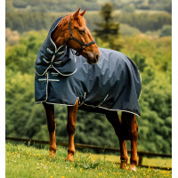 Couverture Horseware Amigo Ripstop 900D Plus Poney Turnout 100g Marine witney Bleu marine