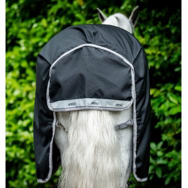 Couverture d'Extérieur Amigo® Bravo 12 Plus (Légère 100g) Noir / gris titane / argent