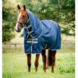 Halsabdeckung Horseware Reißfest Amigo® 900D Leicht 0g Marine / titaangrijs Marineblauw