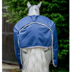 Amigo Ripstop Horseware 900D Turnout deken gevoerd met fleece 50g Marine / titaangrijs Marineblauw