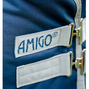 Amigo Ripstop Horseware 900D Turnout 50g deken Marine / titaangrijs Marineblauw Amigo Ripstop Horseware 900D Turnout 50g deken Marine / titaangrijs Marineblauw