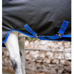 Amigo Ripstop Horseware 900D Turnout 0g deken Zwart / klassiek blauw Amigo Ripstop Horseware 900D Turnout 0g deken Zwart / klassiek blauw