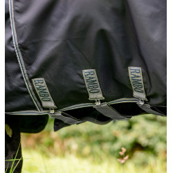 Horseware Rambo Optimo Plus Turnout 0g deken Marine / onweer / zilvergrijs Marineblauw Horseware Rambo Optimo Plus Turnout 0g deken Marine / onweer / zilvergrijs Marineblauw