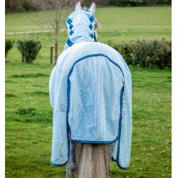 Horseware Amigo Bug Buster vliegendeken Hemelsblauw / marineblauw / elektrisch blauw