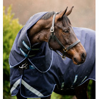 Halsstuk Horseware 100g voor deken Rambo Duo Force Marine / marine / wit Marineblauw