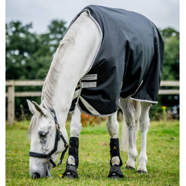 Couverture Horseware Amigo Bravo 12 50g Turnout Noir / gris titanium / argent Couverture Horseware Amigo Bravo 12 50g Turnout Noir / gris titanium / argent