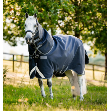 Horseware Rambo Supreme Turnout Vari-layer 1680D 450g deken Marine / onweer / zilvergrijs Marineblauw