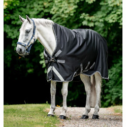 Horseware Outdoor deken Rambo Wug 200g Zwart / storm / zilvergrijs
