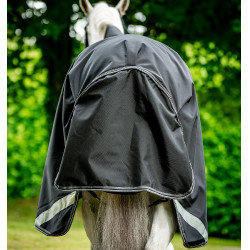 Couverture Horseware d'extérieur Rambo Wug 200g Noir / orage / gris argent Couverture Horseware d'extérieur Rambo Wug 200g Noir / orage / gris argent