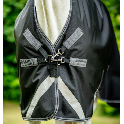 Horseware Outdoor Rambo Wug 0g 1000D deken Zwart / storm / zilvergrijs