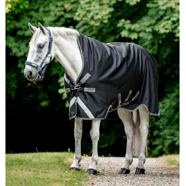 Couverture d'extérieur Horseware Rambo Wug 50g 1000D Noir / orage / gris argent Couverture d'extérieur Horseware Rambo Wug 50g 1000D Noir / orage / gris argent