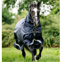 Couvertures Horseware Rambo Optimo 3 en 1 Split Technologie Bleu denim Couvertures Horseware Rambo Optimo 3 en 1 Split Technologie Bleu denim
