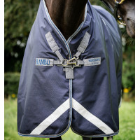 Couvertures Horseware Rambo Optimo 3 en 1 Split Technologie 1000D Marine / orage / gris argent Bleu marine Couvertures Horseware Rambo Optimo 3 en 1 Split Technologie 1000D Marine / orage / gris argent Bleu marine