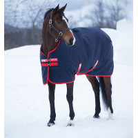 Couverture d'extérieur Horseware Rambo Original 200g Marine / rouge Bleu Couverture d'extérieur Horseware Rambo Original 200g Marine / rouge Bleu
