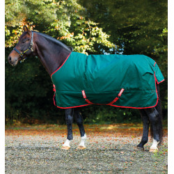 Couverture d'extérieur Horseware Rambo Original 0g Vert / rouge Couverture d'extérieur Horseware Rambo Original 0g Vert / rouge