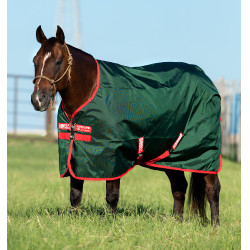 Couverture d'extérieur Horseware Rambo Original 0g Vert / rouge Couverture d'extérieur Horseware Rambo Original 0g Vert / rouge