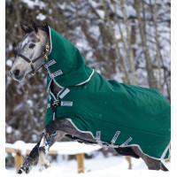 Horseware Rambo Original deken met Leg Arches 400g Groen / zilver Horseware Rambo Original deken met Leg Arches 400g Groen / zilver