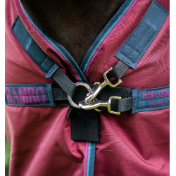 Horseware Rambo Original 0g deken met Leg Arches Bordeaux