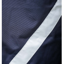 Couverture Horseware Rambo® Optimo Turnout 0g 1000D Marine / orage / gris argent Bleu marine