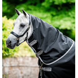 Horseware Amigo® Bravo 12 Plus 400g 1200D deken Zwart / titaniumgrijs / zilver