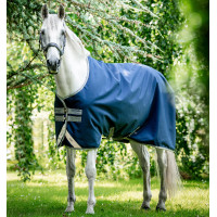 Horseware Amigo® Bravo 12 Original 250g 1200D deken Marine / grijs titanium / zilver Marineblauw