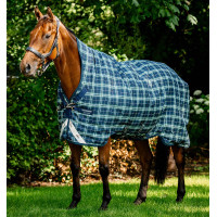 Couverture Horseware Rhino Wug Turnout 0g 100D Hunter check / marine / vert Motifs
