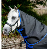 Halshoes Horseware Amigo Ripstop 900D Turnout Hood 150g Zwart / klassiek blauw