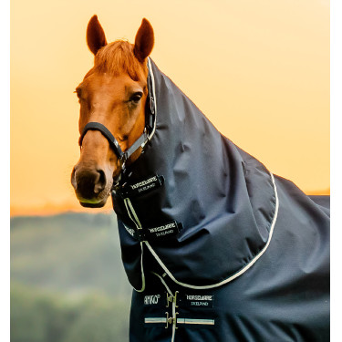 Couvre-cou Horseware Amigo Ripstop 900D Turnout Hood 150g Marine witney Bleu marine