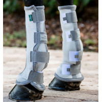 Guêtres anti-mouches Horseware par 2 Argent / gris titanium / argent
