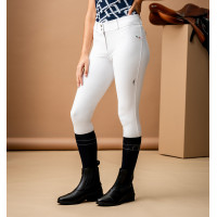 Horseware AA Aria rijbroek met kniestukken en middelhoge taille Wit