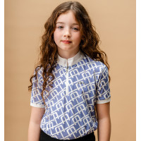Polo Horseware AA Kids Zanara Bleu sicilien Polo Horseware AA Kids Zanara Bleu sicilien