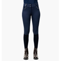 Pantalon Horseware Newmarket taille mi haute grip genoux Marine / marine Bleu
